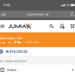 876k Jumia log Balance Is Available for Sale.